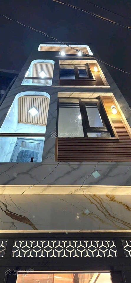Nhà đẹp quận 6  mai xuân thưởng  42m2  4 tầng btct  6pn  2 mặt hẻm 5m thông hậu giang