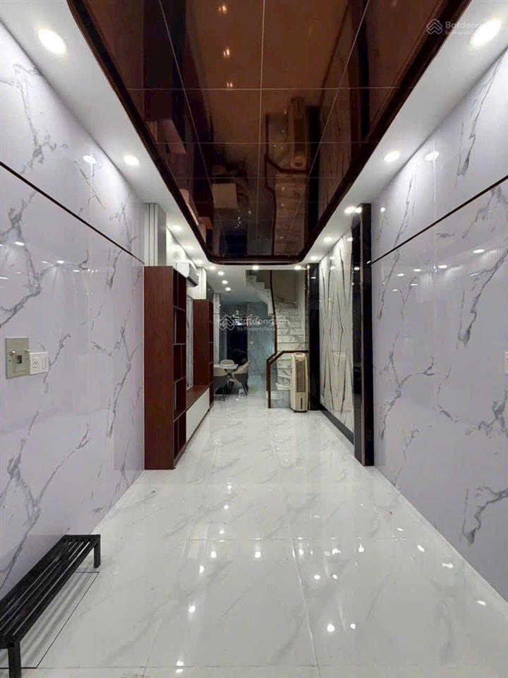 Nhà đẹp quận 6  mai xuân thưởng  42m2  4 tầng btct  6pn  2 mặt hẻm 5m thông hậu giang