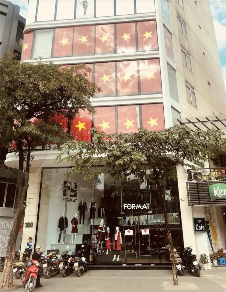 Cho thuê mặt bằng phố trần duy hưng 220m2x2 tầng, mt 9m, hợp nhà hàng/ showroom/ phòng khám