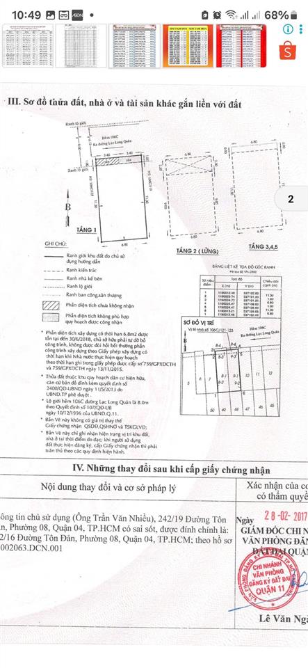 Bán nhà 6 lầu lạc long quân, q11, 21 phòng cho thuê, thu nhập ~100tr/tháng, diện tích 80,2m²