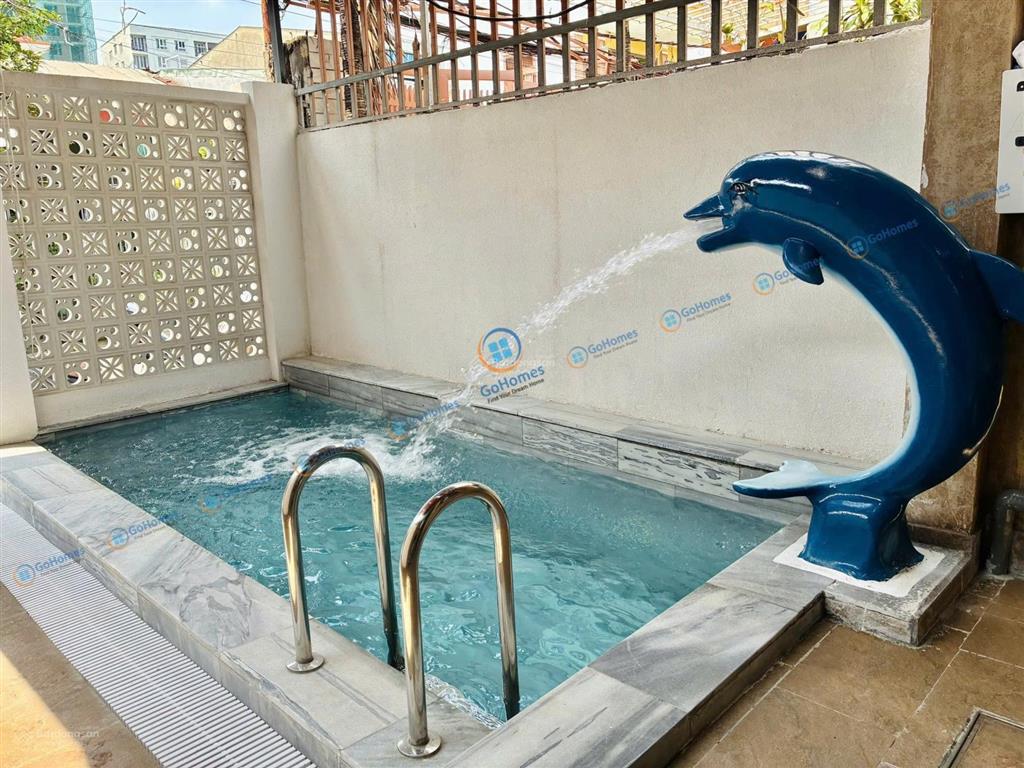 Cho thuê mini villa hồ bơi gần biển mỹ khê, khu nguyễn văn thoại