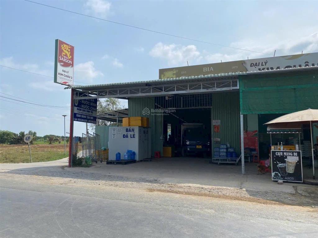 Bán đất diện tích 415 m² thổ cư, đất 2 mặt tiền + làm kho sẵn 250m²