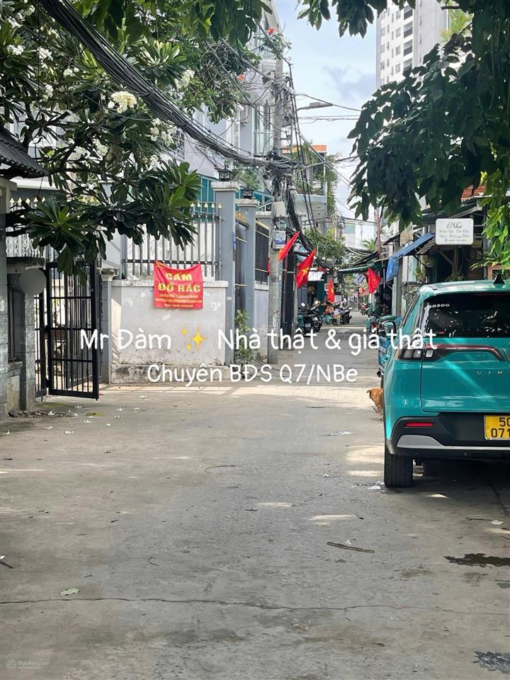 5,85 tỷ, sát q7 có ngay nhà 4 tầng sân thượng, 4pn xe hơi tới nhà