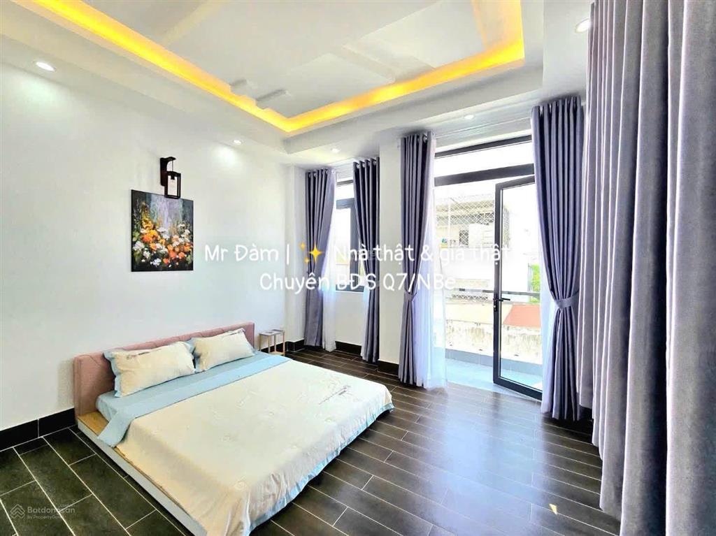 5,85 tỷ, sát q7 có ngay nhà 4 tầng sân thượng, 4pn xe hơi tới nhà