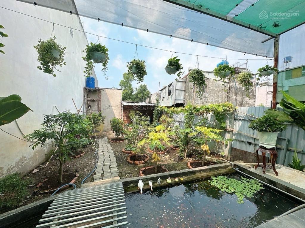 Bán nhà vườn ngay đông hưng thuận 23  q12  dt 25mx49m  1226m2 thổ cư 160m2 còn lại đất trồng cây