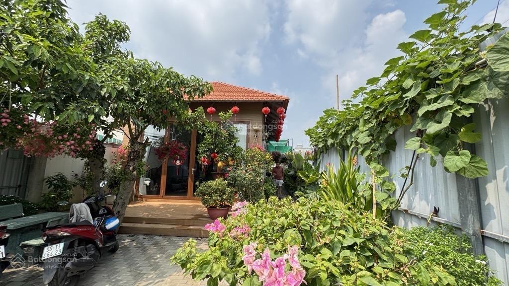 Bán nhà vườn ngay đông hưng thuận 23  q12  dt 25mx49m  1226m2 thổ cư 160m2 còn lại đất trồng cây