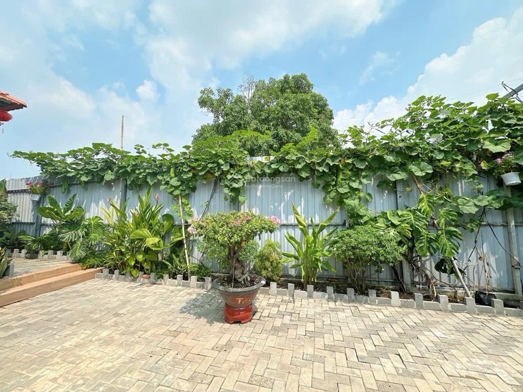 Bán nhà vườn ngay đông hưng thuận 23  q12  dt 25mx49m  1226m2 thổ cư 160m2 còn lại đất trồng cây