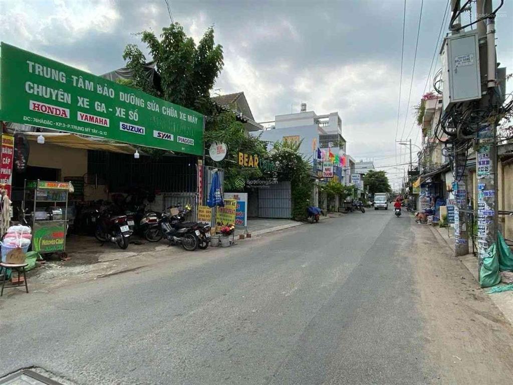 Bán nhà mặt tiền đường hà đặc, phường trung mỹ tây, q12, dt6mx21m, đang cho thuê
