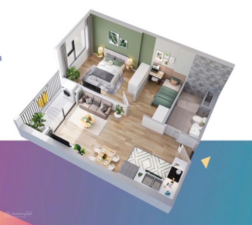 Bán căn 1n +1, 1wc, 47,6m2 tại toà i1 imperia smart city, view công viên, giá 4,1 tỷ vnd