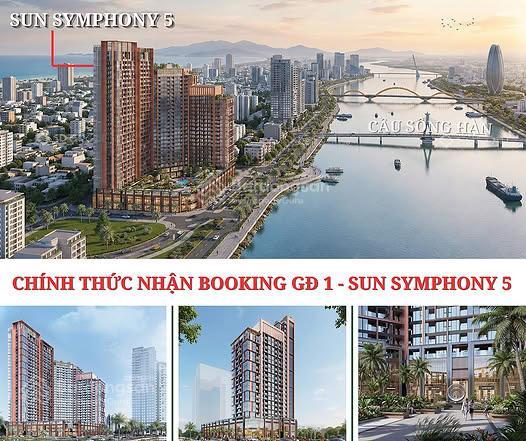 Nhận booking dự án sun symphony 5 căn hộ nội thất liền tường đắt giá mặt tiền sông hàn