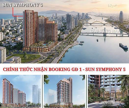 Nhận booking dự án sun symphony 5 căn hộ nội thất liền tường đắt giá mặt tiền sông hàn