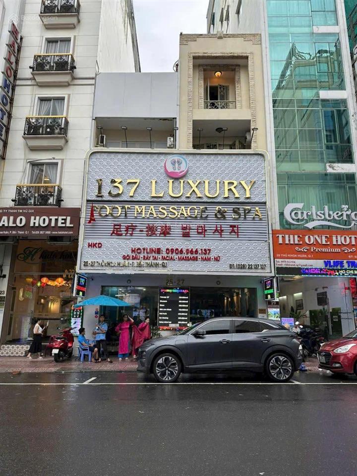Cho thuê nhà mặt tiền 25  27 thủ khoa huân, phường bến thành, quận 1