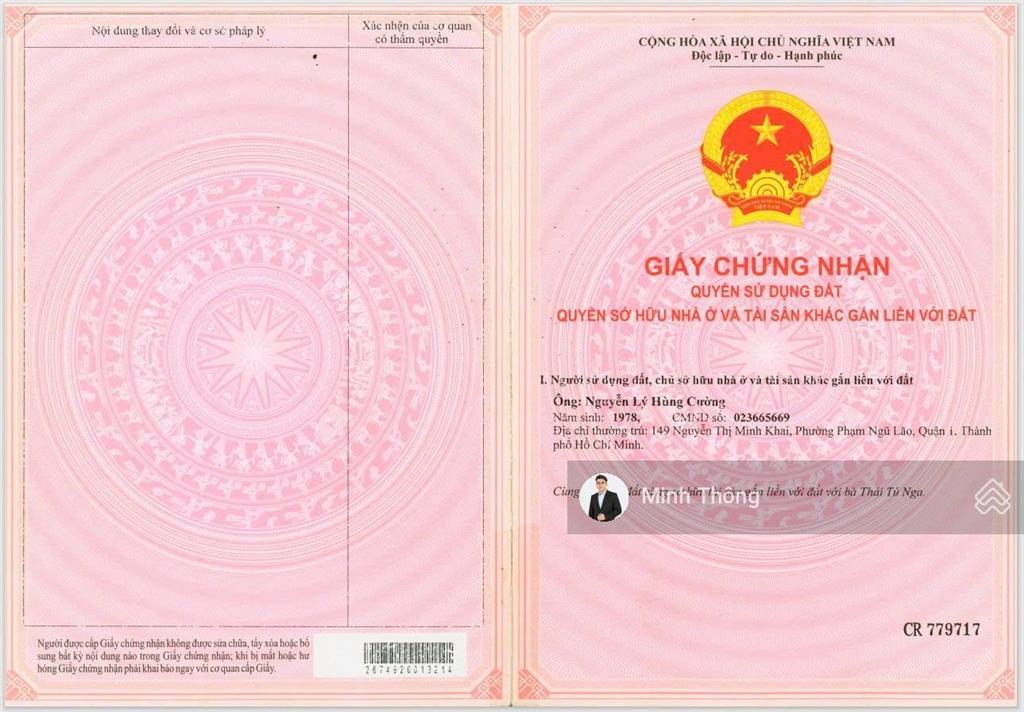 Gấp bán  định cư mỹ! dt 6.1 x 18.6  cn 125m2  hdt 70tr  2 tầng  nở hậu ntmk giá chỉ 48 tỷ