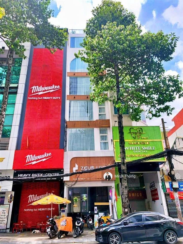 Nhà thật 100%  so sexy! dt 4.6 x 17.4  sàn 472.6m2  hầm 6t nhà 106 nguyễn công trứ chì 56 tỷ