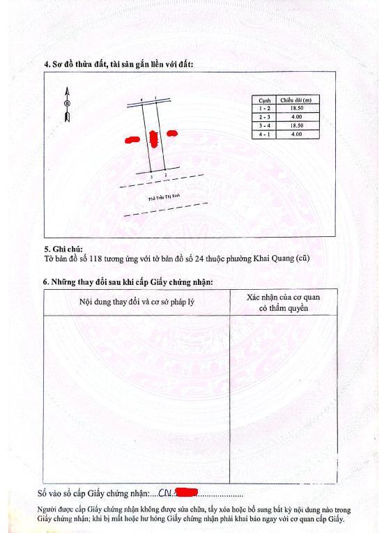 Bán đất tại băng 2 tôn đức thắng, 69 triệu/m2, 74m2, siêu hot uy tín