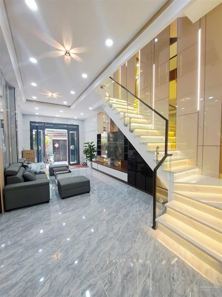 Bán nhà đẹp hương lộ 2  giáp lê văn quới  hẻm xe hơi thông  55m2 4 tầng  chỉ 7,5 tỷ tl