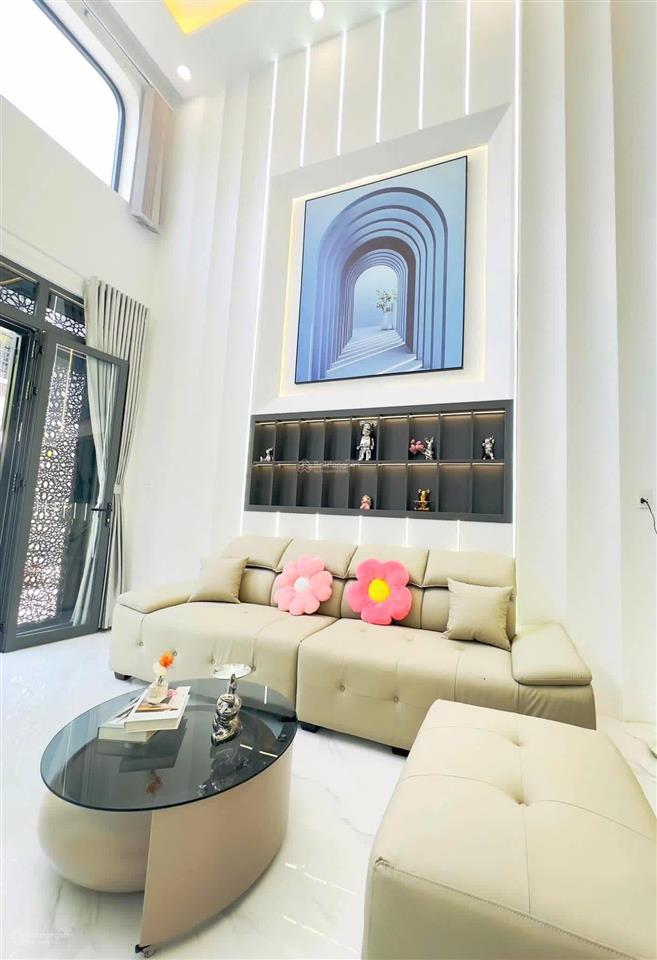 Nhà mới 5 tầng  52m2  4pn  đường 5m thông  không qh, không lg  chỉ 7.4 tỷ tl sổ hồng riêng