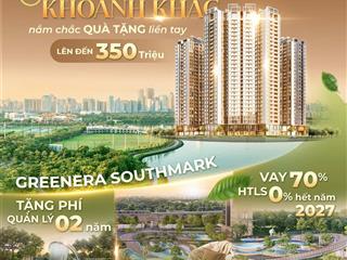 Bán căn hộ chung cư 3pn, 2wc, 98,64m2 tại greenera southmark, giá thỏa thuận, uy tín