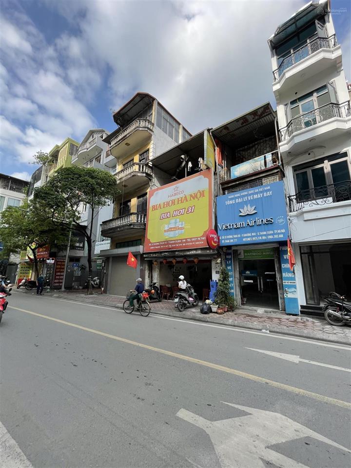 Bán nhà mặt phố vương thừa vũ,thanh xuân  64m2  5m mặt tiền  kinh doanh  vỉa hè  ngoài 30 tỷ.