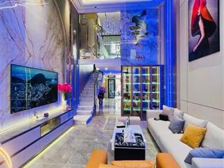 Nhà hẻm xe hơi phạm văn chiêu 80m2 ngang 4.2m  5 tầng  thang máy nội thất cao cấp  nhỉnh 10 tỷ