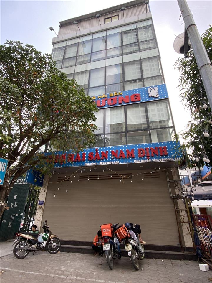 Cho thuê tòa nhà mai hắc đế, 180m2 diện tích, 8 tầng , 2 hầm, 13m mặt tiền, thông sàn, pccc, 350tr