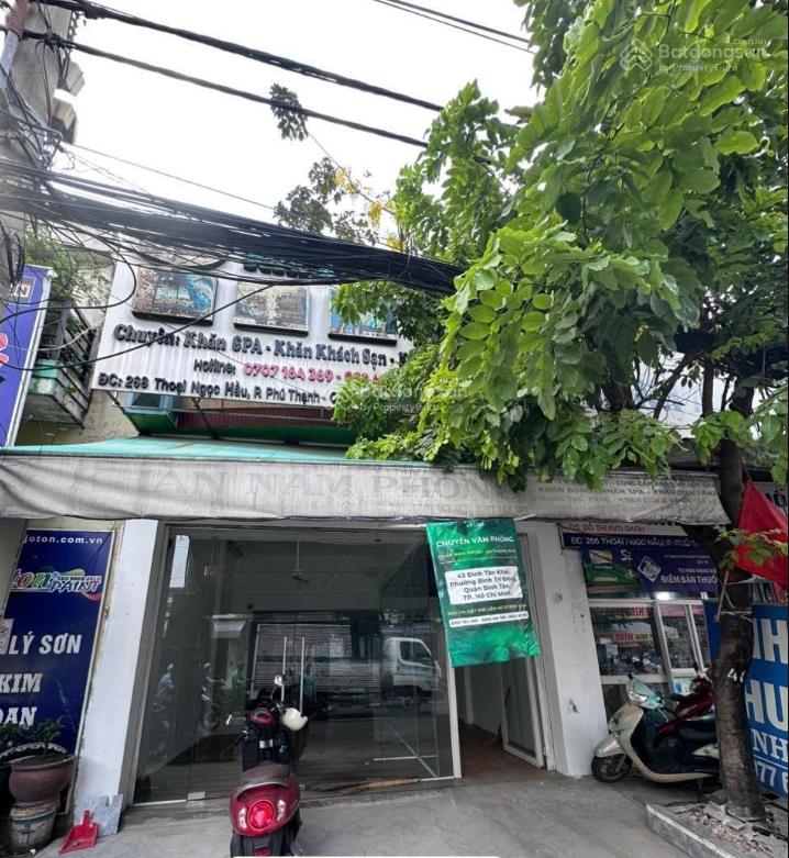 Bán nhà diện tích 109.2m2 mặt tiền đường lộ 268 thoại ngọc hầu, p. phú thạnh, tp hcm