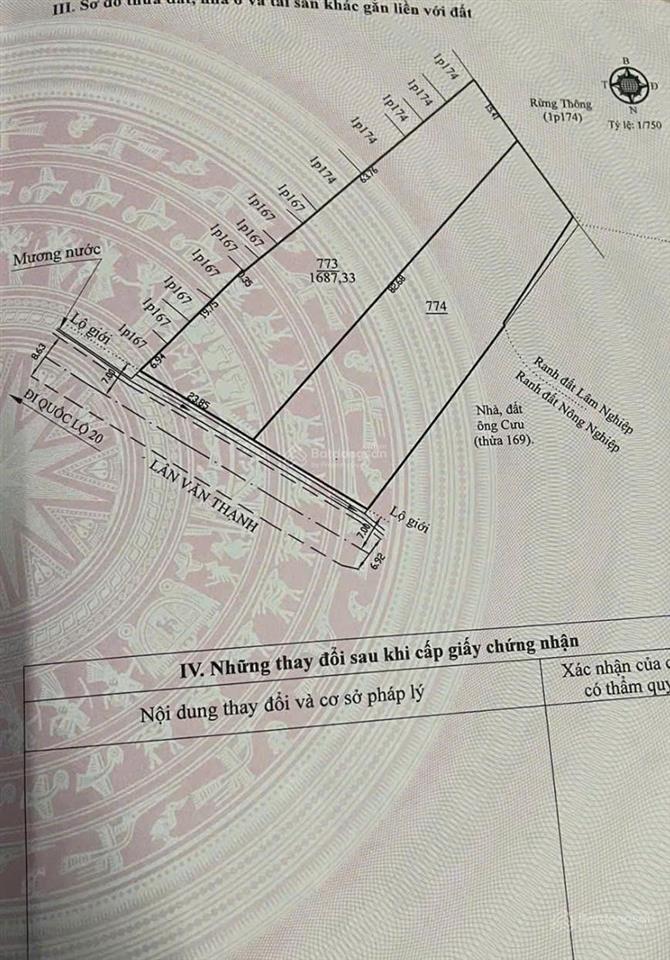 Cần bán gấp 1700 mét vuông đất mặt tiền p.11, tp.đà lạt, đường lâm văn thạnh