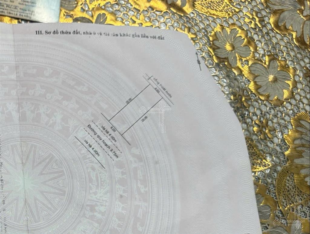 Bán nhanh lô đất tđc phong nam hòa xuân rẻ thị trường. diện tích 120m2 ngang 6m