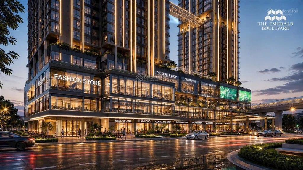 Đẳng cấp tại the emerald boulevard cho cư dân ưu tiên đợt 1 chọn căn 1pn+ 48m² view sông sài gòn
