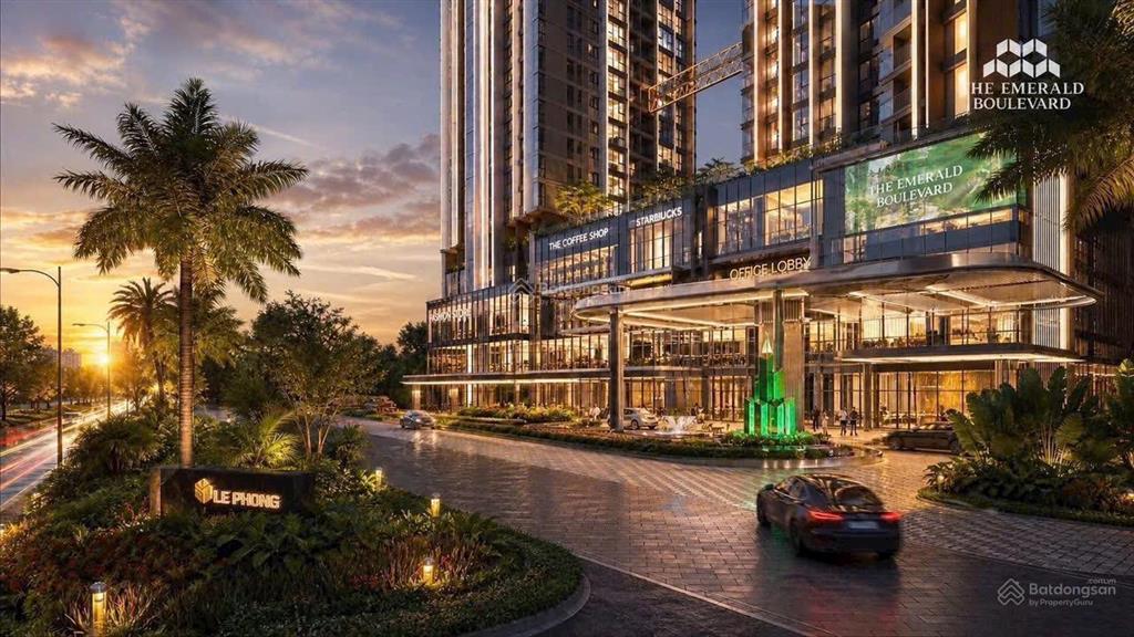 Đẳng cấp tại the emerald boulevard cho cư dân ưu tiên đợt 1 chọn căn 1pn+ 48m² view sông sài gòn