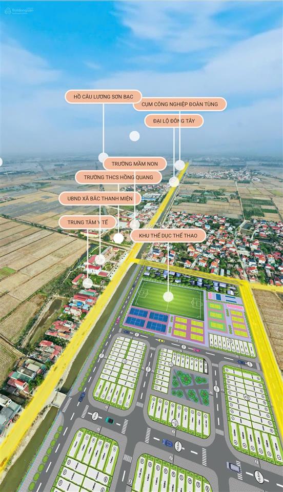 Chỉ hơn 1,3 tỷ (30%) sở hữu lô 100m2 trung tâm bắc thanh miện