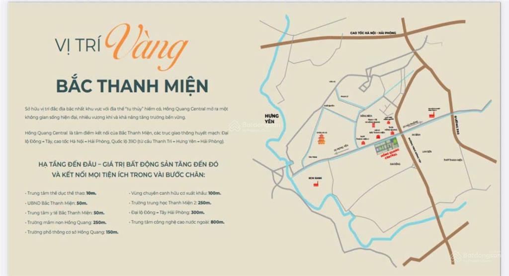Chỉ hơn 1,3 tỷ (30%) sở hữu lô 100m2 trung tâm bắc thanh miện
