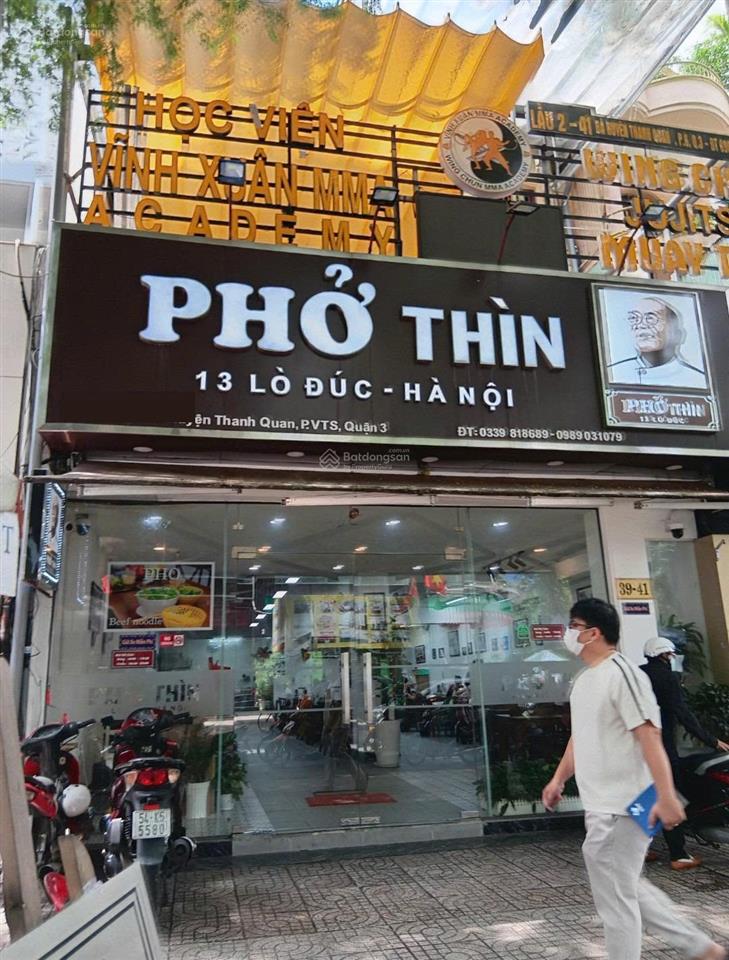 Bán nhà bà huyện thanh quan 232m²  ngay công viên tao đàn  3 tầng  thu 2.5 tỷ/năm  giá 205 tỷ