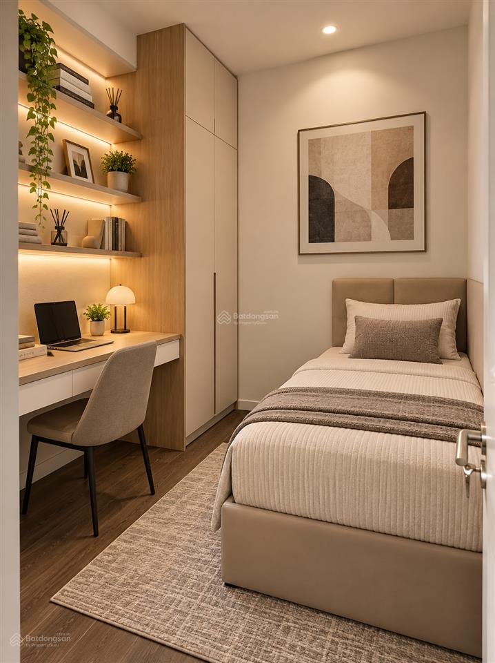 Bán căn hộ victoria village 1pn+1 48.35m², full nội thất, view hồ bơi 6.6 tỷ