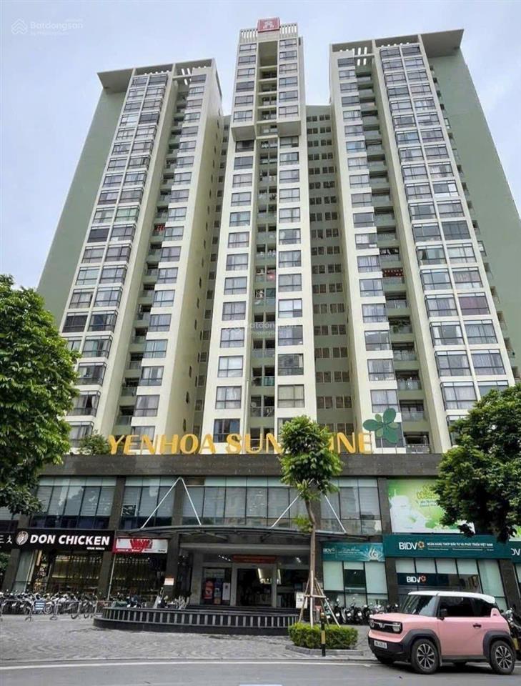 Cho thuê căn 70m2, 2pn, 2wc tại yên hòa sunshine, giá 14,5tr