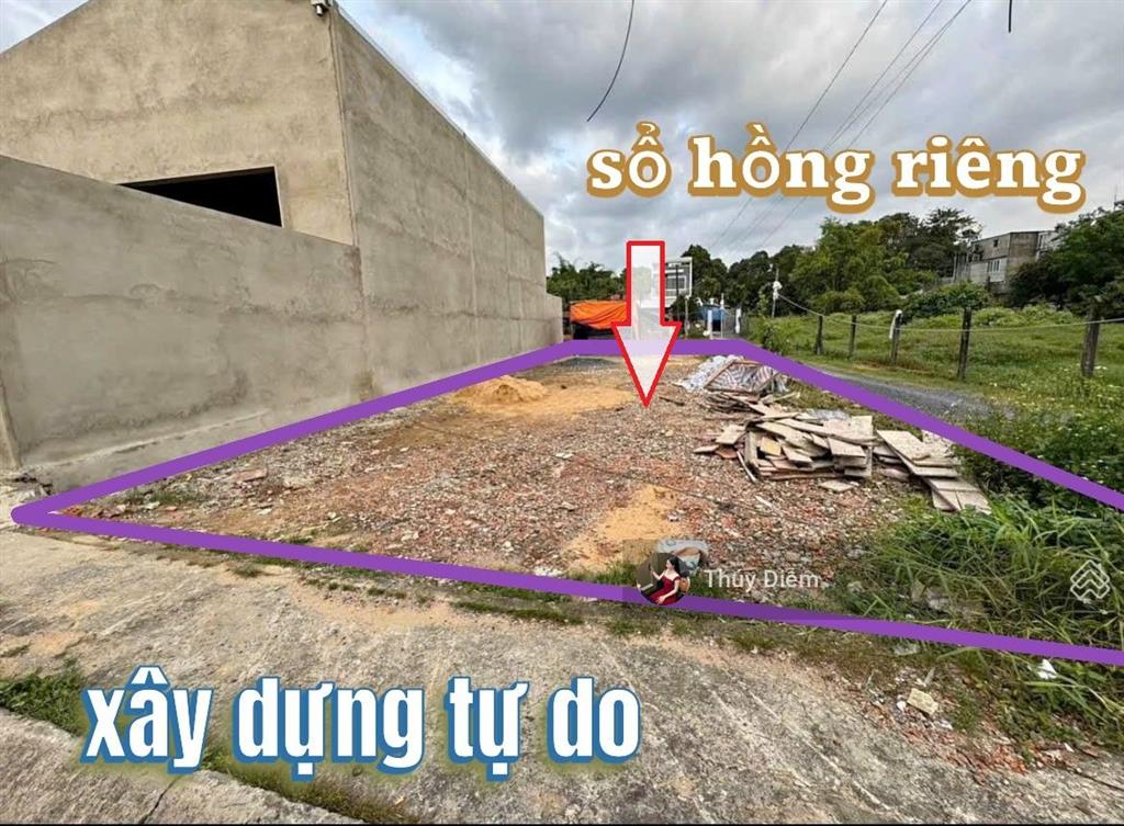 1 lô đất ở đ.nguyễn văn ni gần cầu vượt củ chi giá chỉ 1,1 tỷ dt 100m2 full thổ cư, sổ hồng riêng