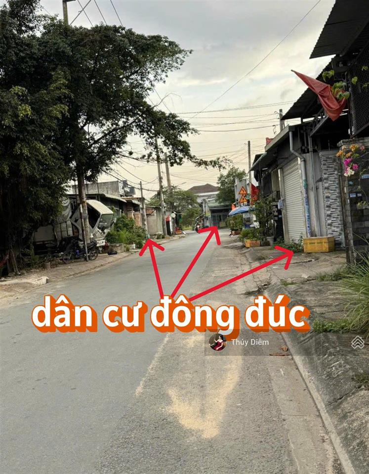 1 lô đất ở đ.nguyễn văn ni gần cầu vượt củ chi giá chỉ 1,1 tỷ dt 100m2 full thổ cư, sổ hồng riêng