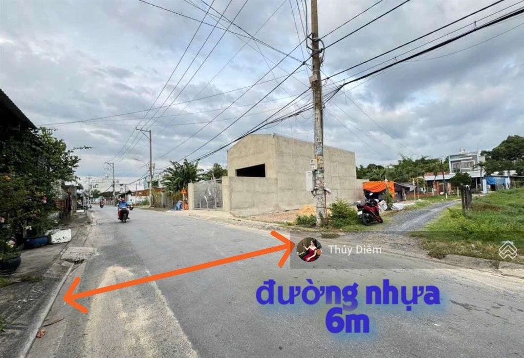 1 lô đất ở đ.nguyễn văn ni gần cầu vượt củ chi giá chỉ 1,1 tỷ dt 100m2 full thổ cư, sổ hồng riêng