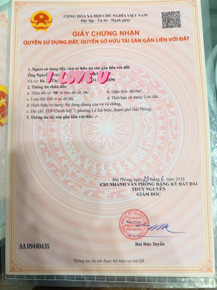 Đất sau 1 nhà mặt đường, ở chính mỹ, ô tô vào tận đất, dân cư đông