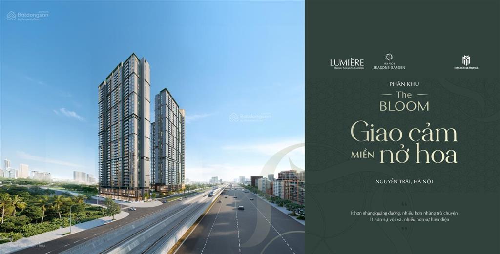 Cập nhật giá & quỹ căn 2pn tại hanoi seasons garden (masteri cao xà lá) tại nguyễn trãi, hn