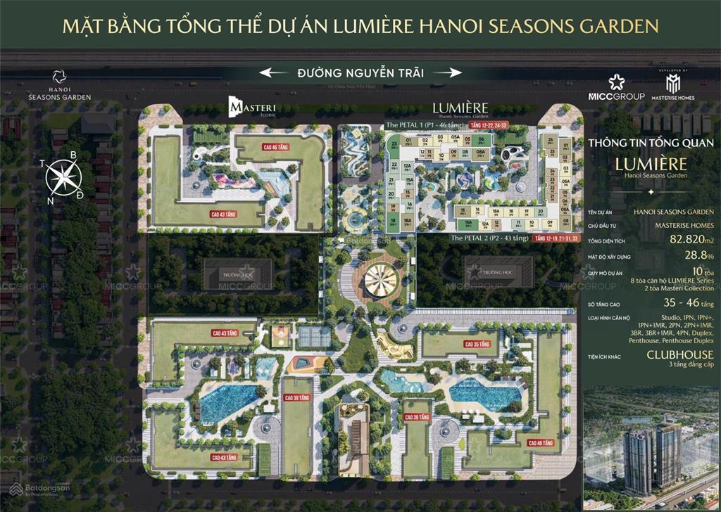 Cập nhật giá & quỹ căn 2pn tại hanoi seasons garden (masteri cao xà lá) tại nguyễn trãi, hn