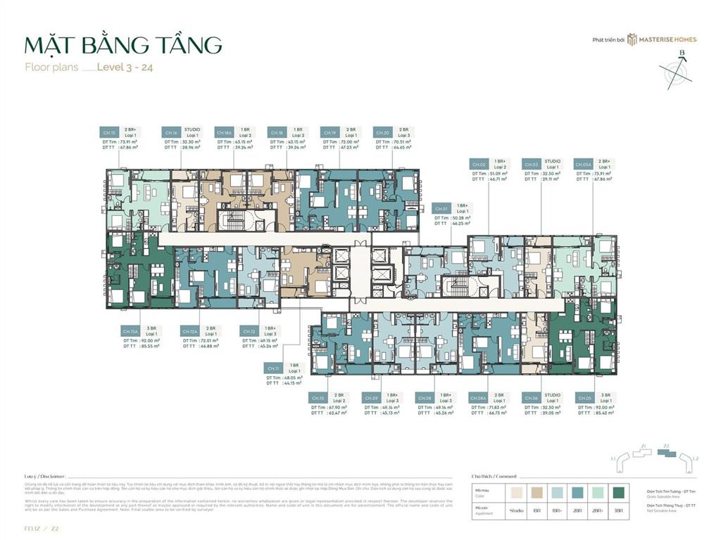 Cắt lỗ 1 tỷ  căn 3pn  tại dự án lumière spring bay tại vinhomes ocean park 2