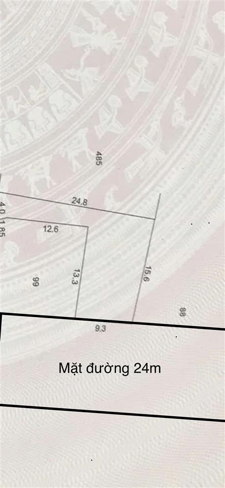 Bán đất nền mặt tiền 9.3m nở hậu, nằm giữa vin 1  2  3 cách đường ql5 vài trăm m gần trung tâm