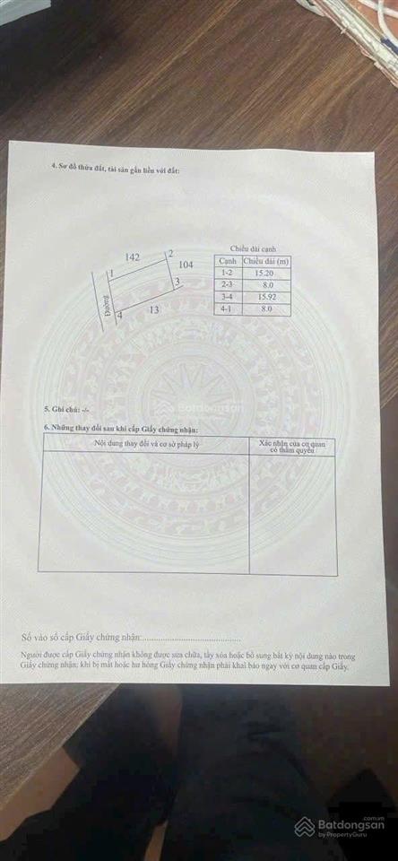 Đất ven khu công nghiệp thăng long 2, trục đường asfan 5,5m, phường đường hào  t. hưng yên  diện
