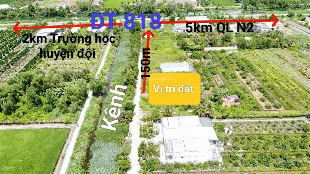 Chính chủ bán hàng hiếm thủ thừa, long an 1000m2 thổ cư, sát đt 818  giá rẻ trong khu vực  2.95tỷ