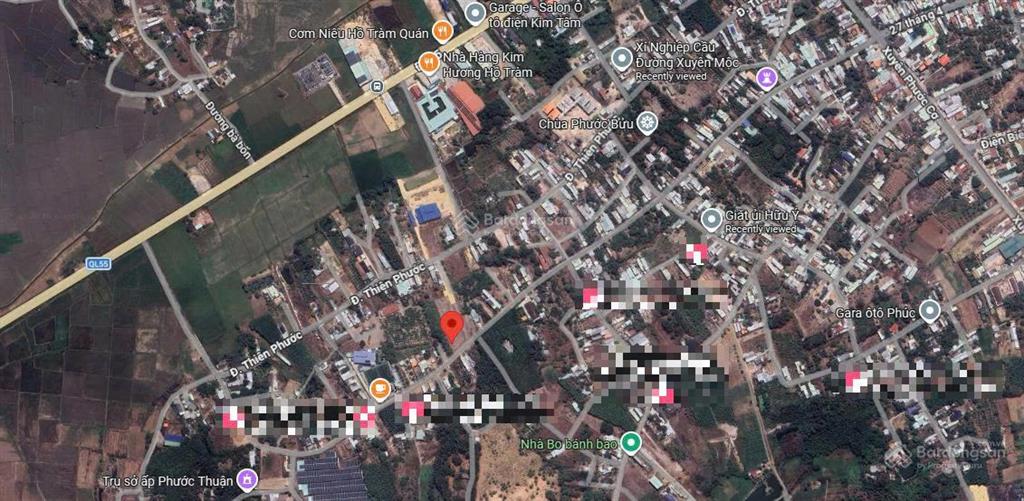 Bán đất mặt tiền đường nhánh xuyên phước cơ, phước thuận, xuyên mộc, bà rịa vũng tàu 1034m2