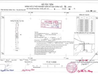 Đất nền bán gấp tại phú mỹ  tóc tiên, 15,6 tỷ, 1298 m2, giá tốt