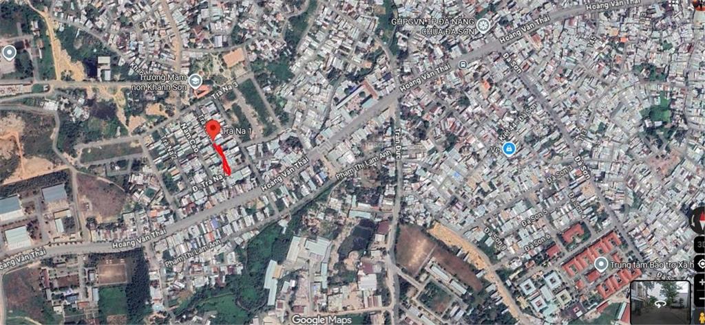 Bán lô đất trà na 1  hoà khánh  liên chiểu  đường 5m5 lề 3m giá chỉ 3 tỷ  gần đại học duy tân