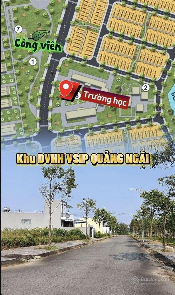 Bán lô đẹp view trường học và cạnh công viên lớn dự án vsip, gía tốt thương lượng nhanh.