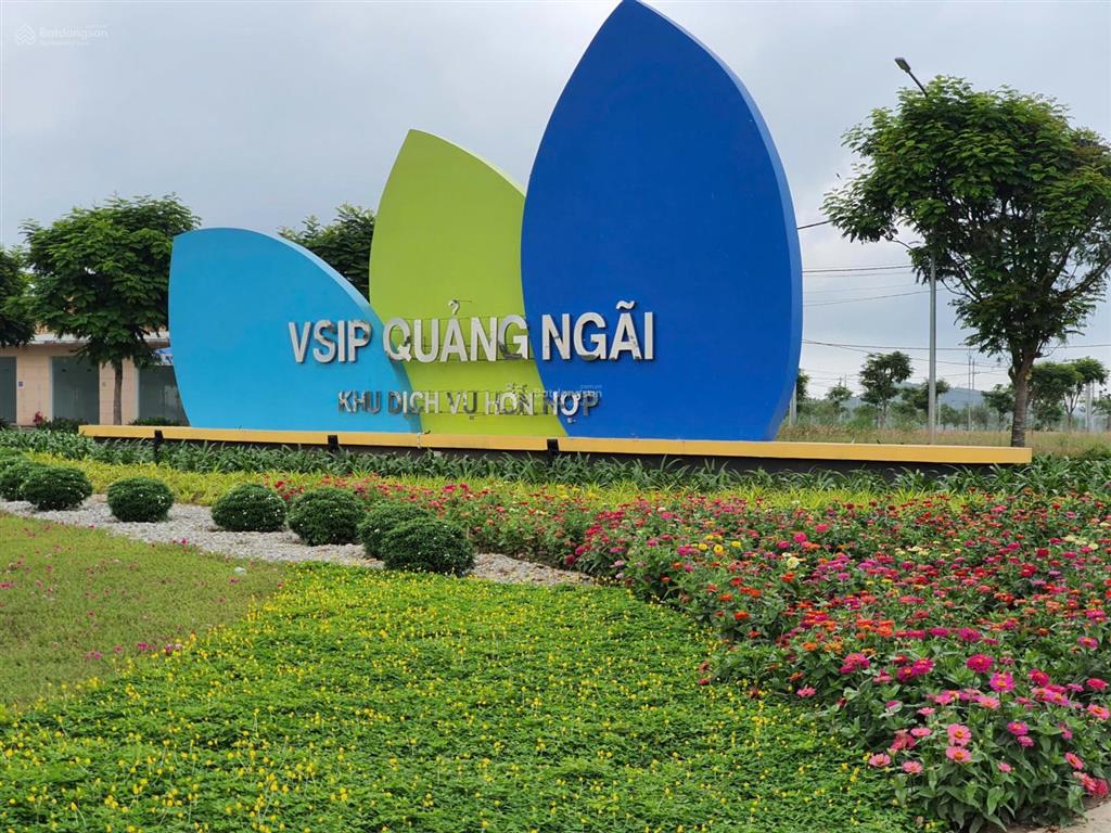 Hàng hiếm lô lớn 156m2, mặt tiền đường rộng 25m tại khu dịch vụ hỗn hợp vsip quảng ngãi